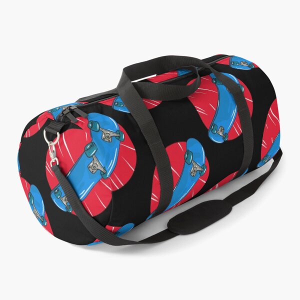 Item preview, Light blue skateboard with red circle and lines designed and sold by Joncasmiart.