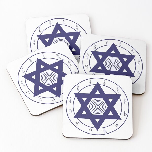 Item preview, Reiki hexagram mandala designed and sold by marcosty.