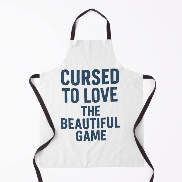 Item preview, Cursed to Love the Beautiful Game Soccer Football Fan Quote designed and sold by Pitch Please .