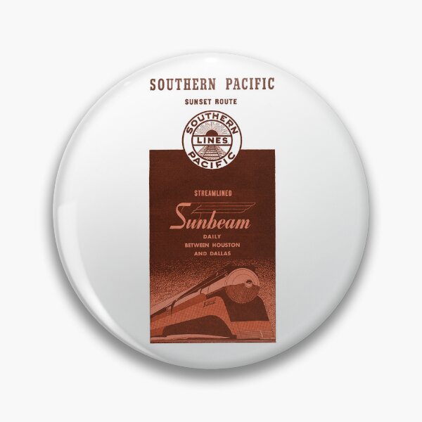 Artikelvorschau, Vintage Southern Pacific Lines Railroad - Streamlined Sunbeam entworfen und verkauft von QuayTradingCo.