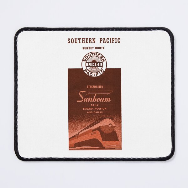 Artikelvorschau, Vintage Southern Pacific Lines Railroad - Streamlined Sunbeam entworfen und verkauft von QuayTradingCo.