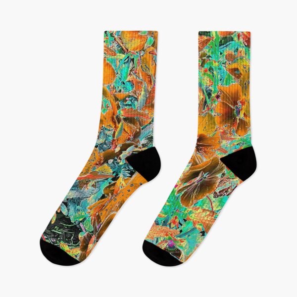 Item preview, Abstract Colorful Flipped Flowers 20 designed and sold by SXW Designs.