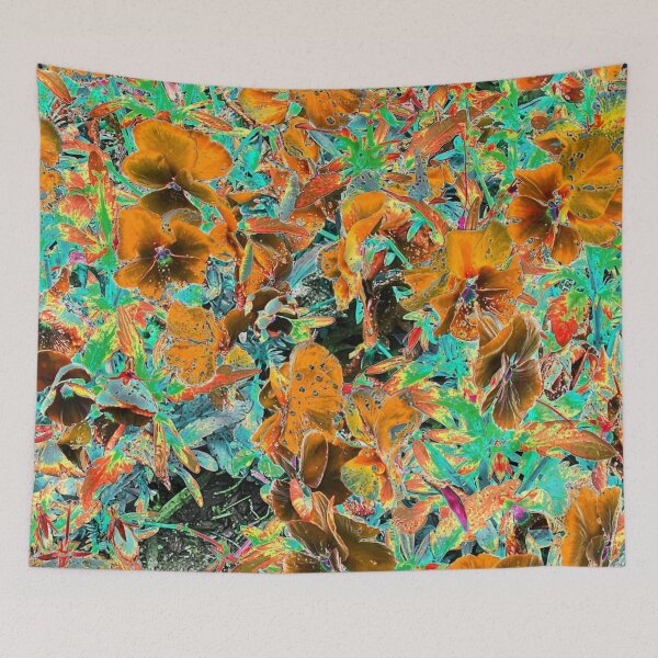 Item preview, Abstract Colorful Flipped Flowers 20 designed and sold by SXW Designs.