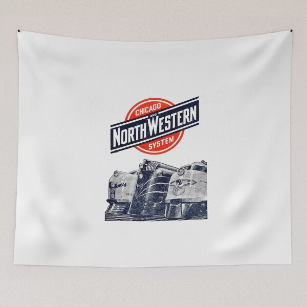 Item preview, Vintage Chicago And Northwestern Railway System designed and sold by QuayTradingCo.