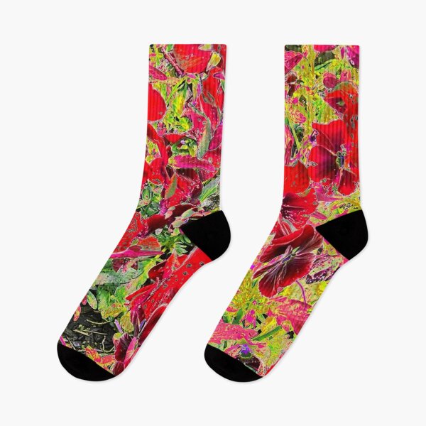 Item preview, Abstract Colorful Flipped Flowers 21 designed and sold by SXW Designs.