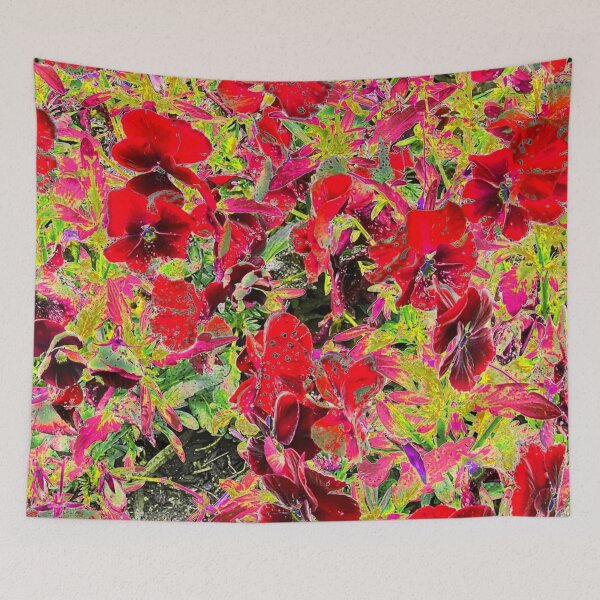 Item preview, Abstract Colorful Flipped Flowers 21 designed and sold by SXW Designs.