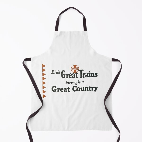 Item preview, Vintage Santa Fe Railroad - Ride Great Trains Though A Great Country designed and sold by QuayTradingCo.