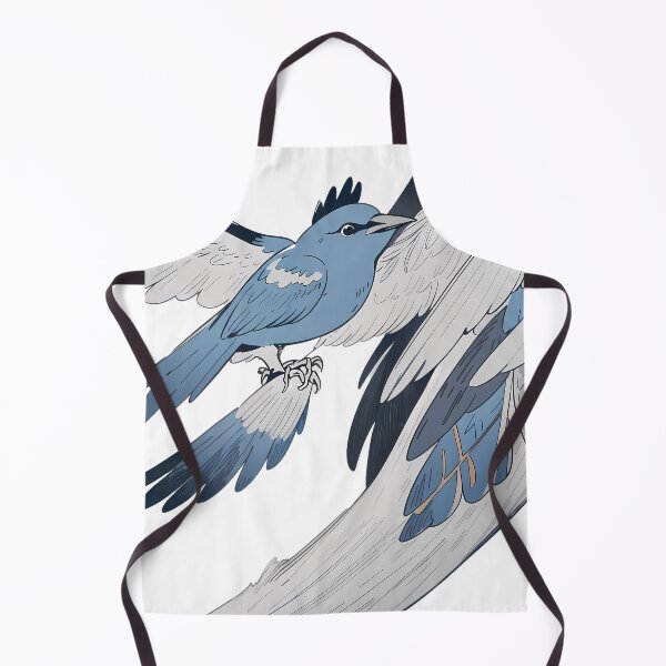 Item preview, White Blues Futuristic Avian Guardians Machines Majestic Birds designed and sold by ART ATTACK ZONE.