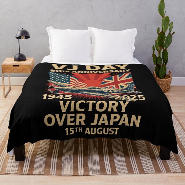 Item preview, VJ Day WWII 80th anniversary Vintage V-J Day 2025 flag designed and sold by EASY Aadia.