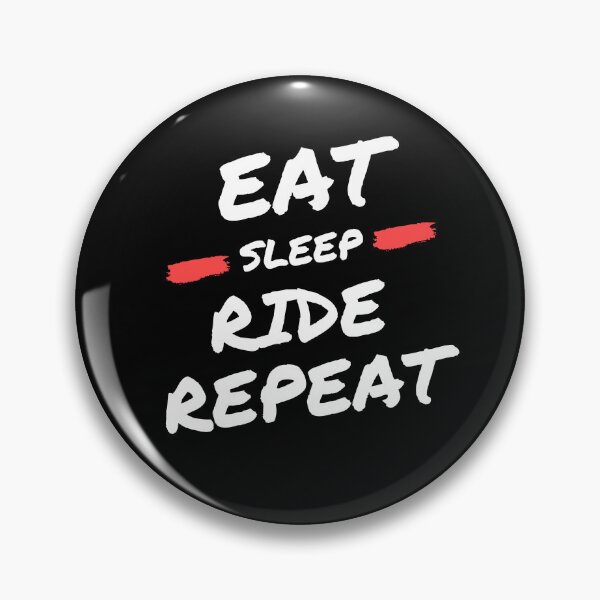 Item preview, Eat Sleep Ride Repeat – Funny Cycling Quote Design for Cyclists, Strava Fans, Road Bike Riders, MTB Fans, and Spin Class Lovers designed and sold by BMLprint ⭐⭐⭐⭐⭐.