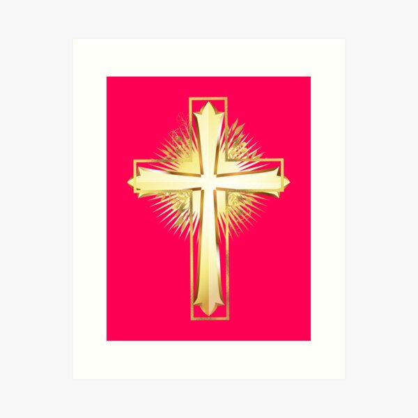 Item preview, Beautiful golden cross designed and sold by coolcreativeco.