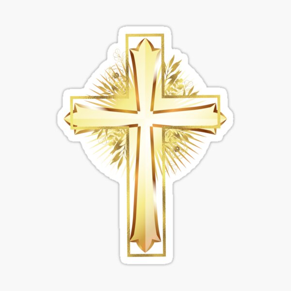 Item preview, Beautiful golden cross designed and sold by coolcreativeco.