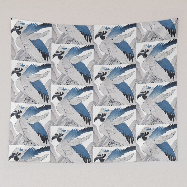 Item preview, Colorful Futuristic Avian Guardians Machines Majestic Birds designed and sold by ART ATTACK ZONE.