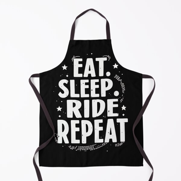 Item preview, Eat Sleep Ride Repeat – Funny Cycling Quote Design for Cyclists, Road Bike Riders, MTB Fans, and Spin Class Lovers designed and sold by BMLprint ⭐⭐⭐⭐⭐.