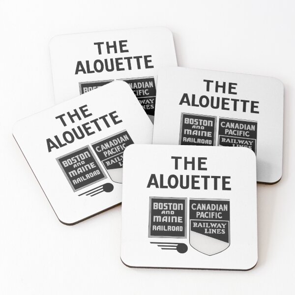 Item preview, Vintage The Alouette - Boston and Maine Railroad - Canadian Pacific Railway Lines designed and sold by QuayTradingCo.