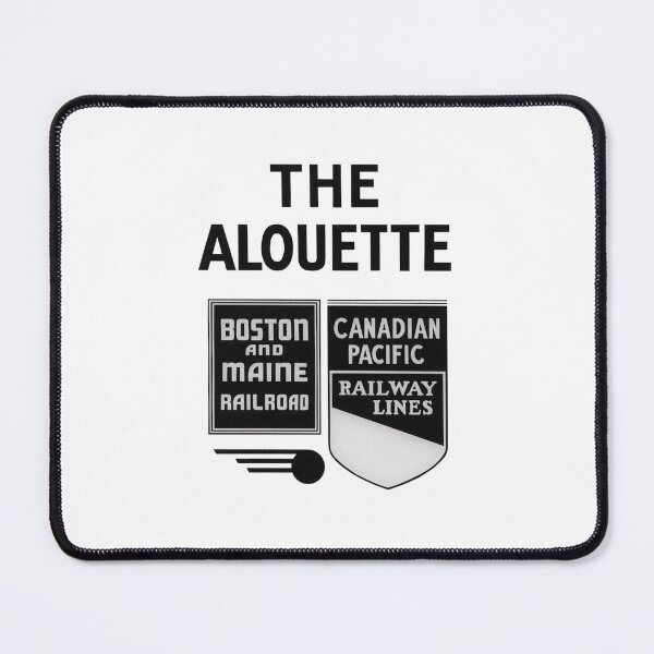 Item preview, Vintage The Alouette - Boston and Maine Railroad - Canadian Pacific Railway Lines designed and sold by QuayTradingCo.