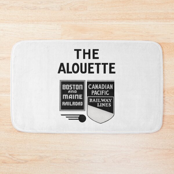 Item preview, Vintage The Alouette - Boston and Maine Railroad - Canadian Pacific Railway Lines designed and sold by QuayTradingCo.