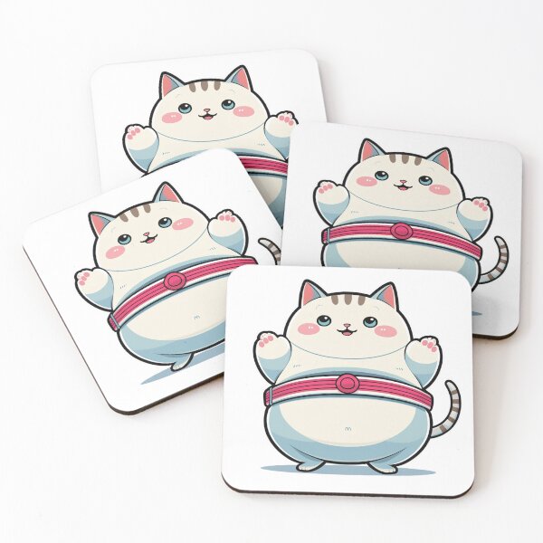 Item preview, Sumo Cat – Funny Kawaii Chubby Cat in Mawashi Belt  designed and sold by Glitchloom.