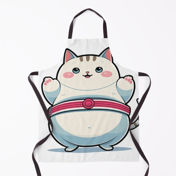 Item preview, Sumo Cat – Funny Kawaii Chubby Cat in Mawashi Belt designed and sold by Glitchloom.