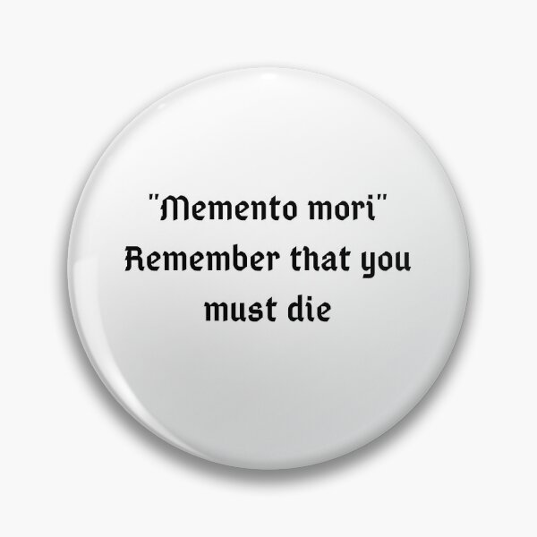 Item preview, Memento Mori - Remember that you must die designed and sold by TheVZGrimoire.