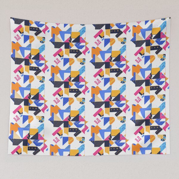 Item preview, Pop Art Abstract Geometries Celebrating Dynamic Visual Forms  designed and sold by ART ATTACK ZONE.