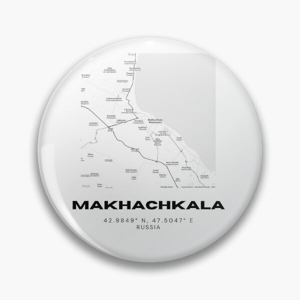 Artikelvorschau, Machatschkala Karte – Dagestan Hauptstadt Minimalistischer Druck entworfen und verkauft von RM-Journey.