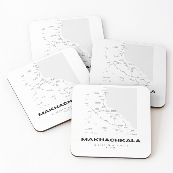Item preview, Makhachkala Map – Dagestan Capital Minimalist Print designed and sold by RM-Journey.