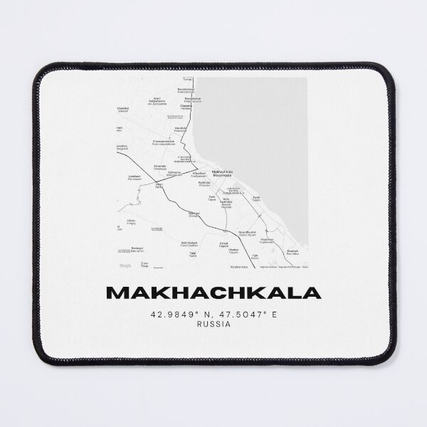 Item preview, Makhachkala Map – Dagestan Capital Minimalist Print designed and sold by RM-Journey.