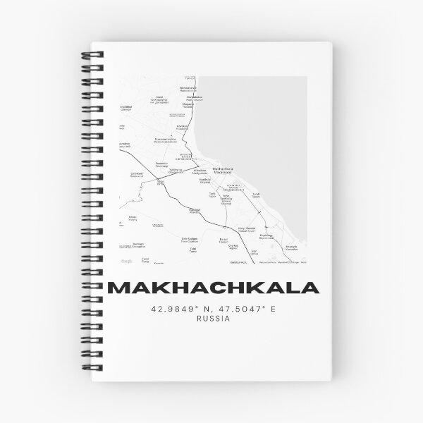 Item preview, Makhachkala Map – Dagestan Capital Minimalist Print designed and sold by RM-Journey.