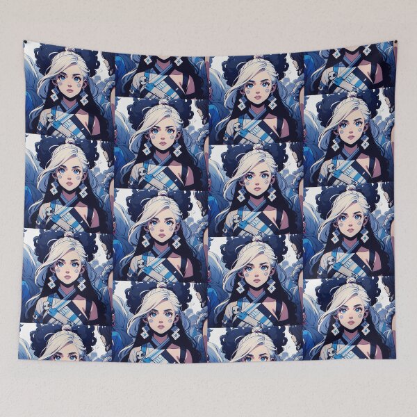 Item preview, Woman Girl Animated Vibrant Characters Celebration Style Diversity designed and sold by ART ATTACK ZONE.