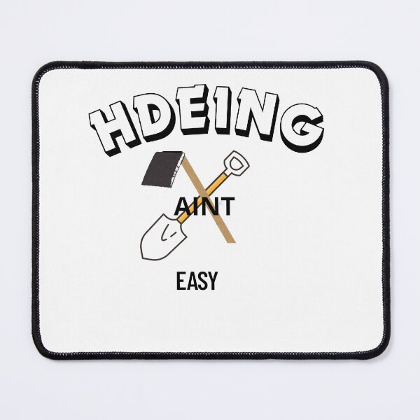 Item preview, hoeing ain't easy designed and sold by Raxidkou.