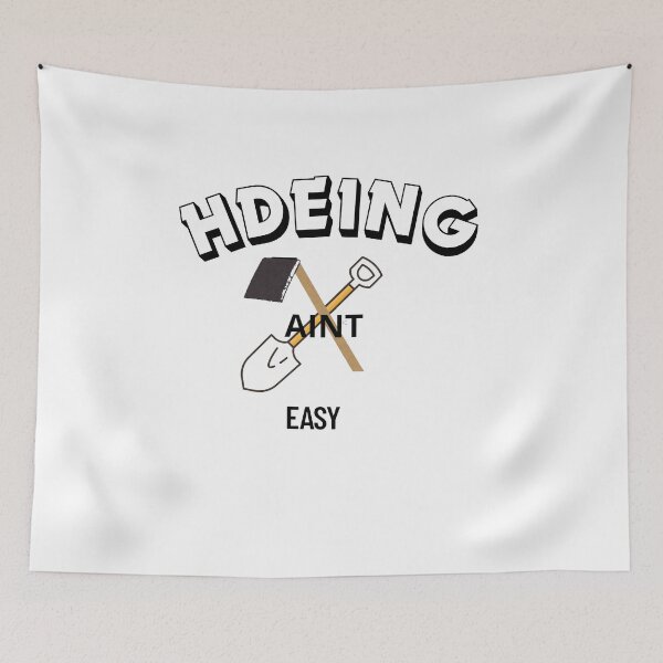 Item preview, hoeing ain't easy designed and sold by Raxidkou.