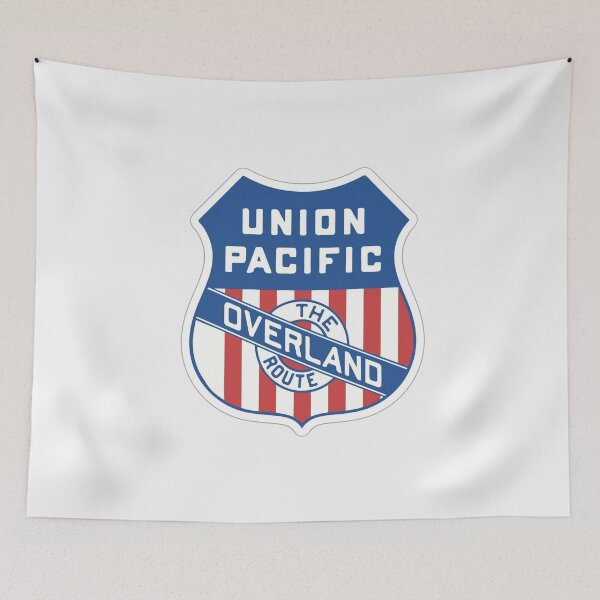 Item preview, Vintage Union Pacific Railroad - The Overland Route designed and sold by QuayTradingCo.