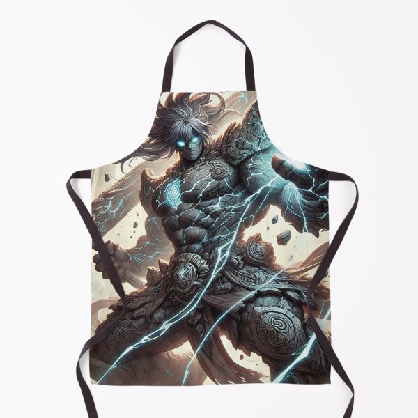 Item preview, Stone anime warrior designed and sold by MerlinWear.