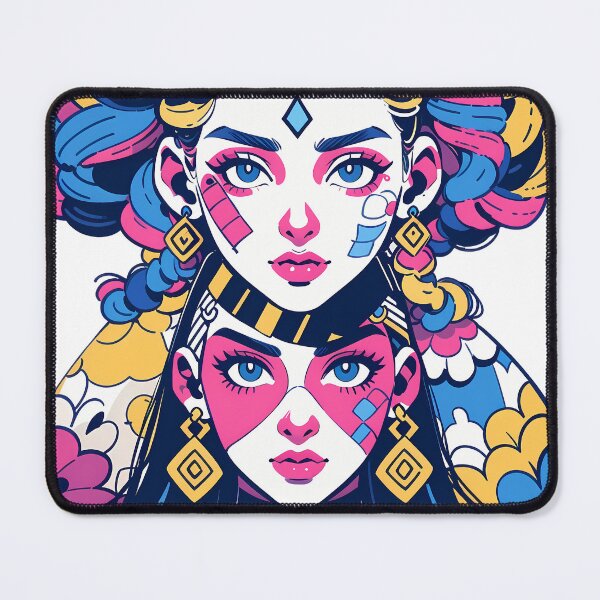 Item preview, Colorful Girls Animated Vibrant Characters Celebration Style Diversity designed and sold by ART ATTACK ZONE.