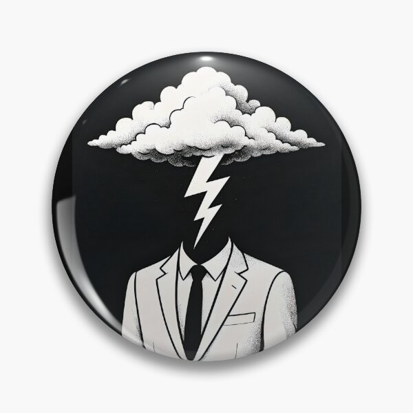 Item preview, Stormy Mind in a Business Suit designed and sold by Amr Siam.