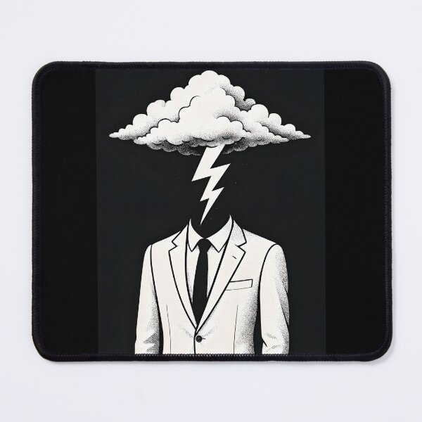 Item preview, Stormy Mind in a Business Suit designed and sold by Amr Siam.