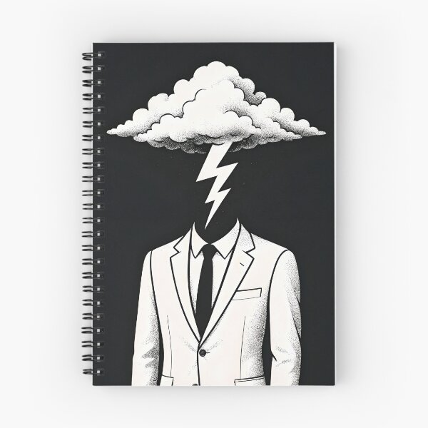 Item preview, Stormy Mind in a Business Suit designed and sold by Amr Siam.