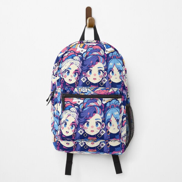 Item preview, Anime Girls Animated Vibrant Characters Celebration Style Diversity designed and sold by ART ATTACK ZONE.