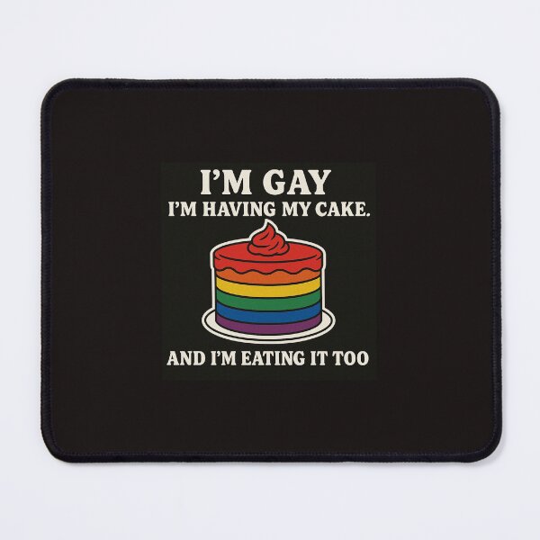Item preview, Cake Loving Gay Pride Sticker designed and sold by Ann Marie Olsen.
