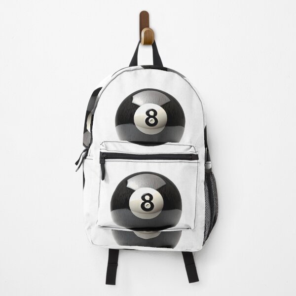 Item preview, Eight Ball Black White Art Illustration Pool designed and sold by ART ATTACK ZONE.