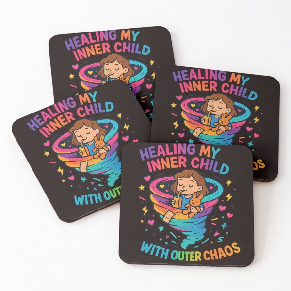 Item preview, Healing My Inner Child with Outer Chaos – Whimsical Tornado Art designed and sold by PettyWithPurpose.