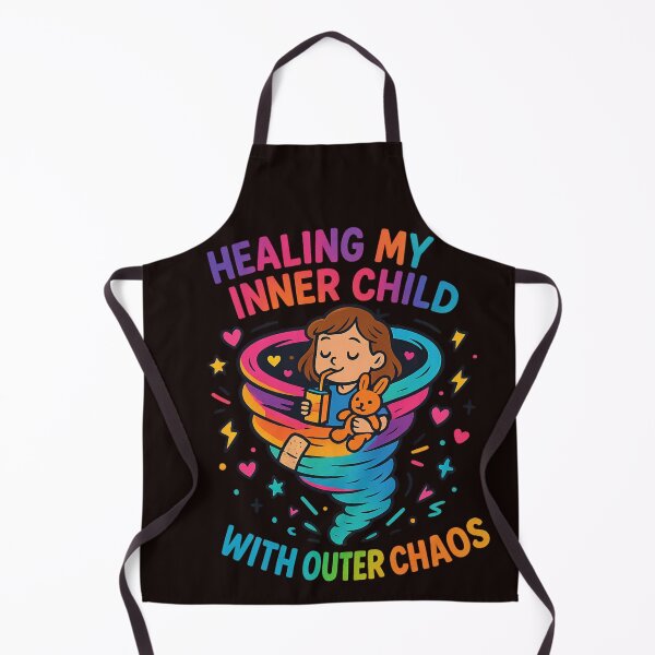 Item preview, Healing My Inner Child with Outer Chaos – Whimsical Tornado Art designed and sold by PettyWithPurpose.