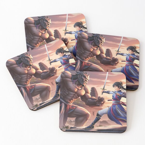 Item preview, Azteca Warrior vs Samurai Girl Warrior designed and sold by MerlinWear.