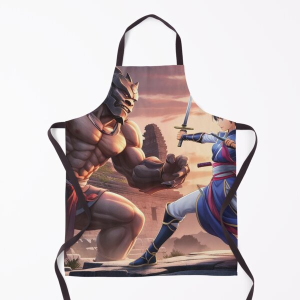 Item preview, Azteca Warrior vs Samurai Girl Warrior designed and sold by MerlinWear.