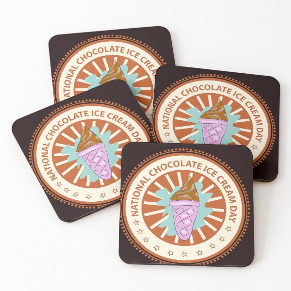 Item preview, National Chocolate Ice Cream Day Sign designed and sold by karyalangit.