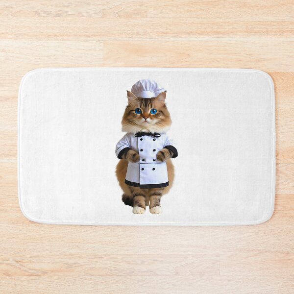Item preview, Ragdoll Cat Chef Cute Culinary Kitty Art for Cat Lovers designed and sold by Fredster1966.