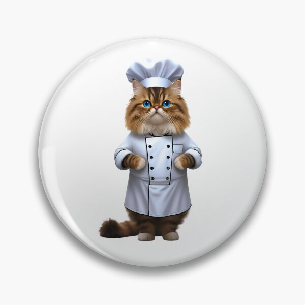 Item preview, Persian Cat Chef Cute Culinary Kitty Art for Cat Lovers designed and sold by Fredster1966.