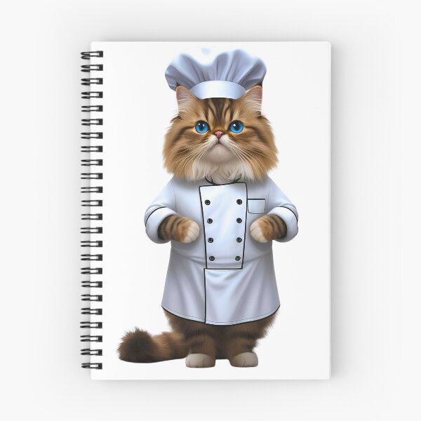 Item preview, Persian Cat Chef Cute Culinary Kitty Art for Cat Lovers designed and sold by Fredster1966.