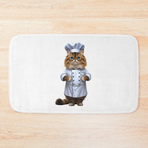 Item preview, Persian Cat Chef Cute Culinary Kitty Art for Cat Lovers designed and sold by Fredster1966.
